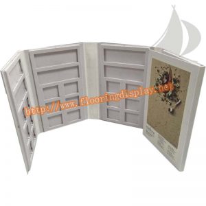 廠家設(shè)計(jì)全白色五折頁(yè)雙用型木地板樣品展示冊(cè)PY181(2