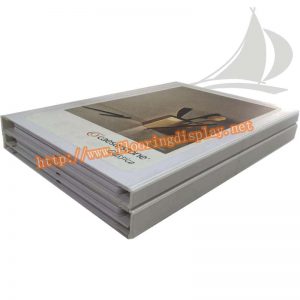 廠家設(shè)計(jì)全白色五折頁(yè)雙用型木地板樣品展示冊(cè)PY181(4