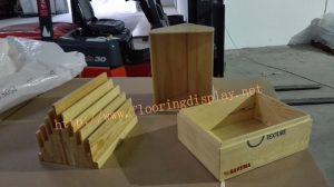 廠家定制設計木質(zhì)型加logo型木地板樣品展示冊PY194(4